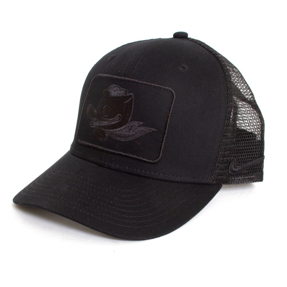 Fighting Duck, Nike, Black, Trucker, Cotton, Accessories, Men, 335174